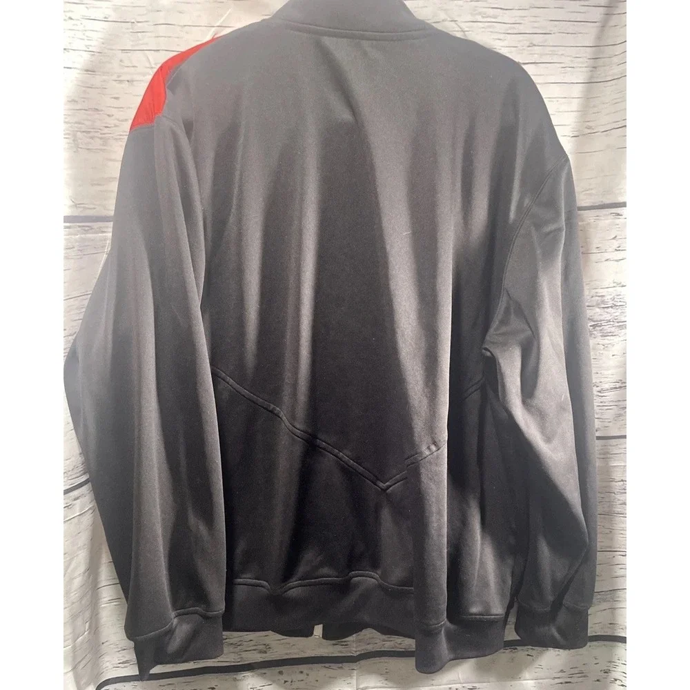 Adidas‎ Chicago Bulls Jacket XL Red Black Full Zip NBA Track Jacket